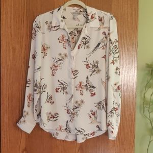 Patterned Button up blouse